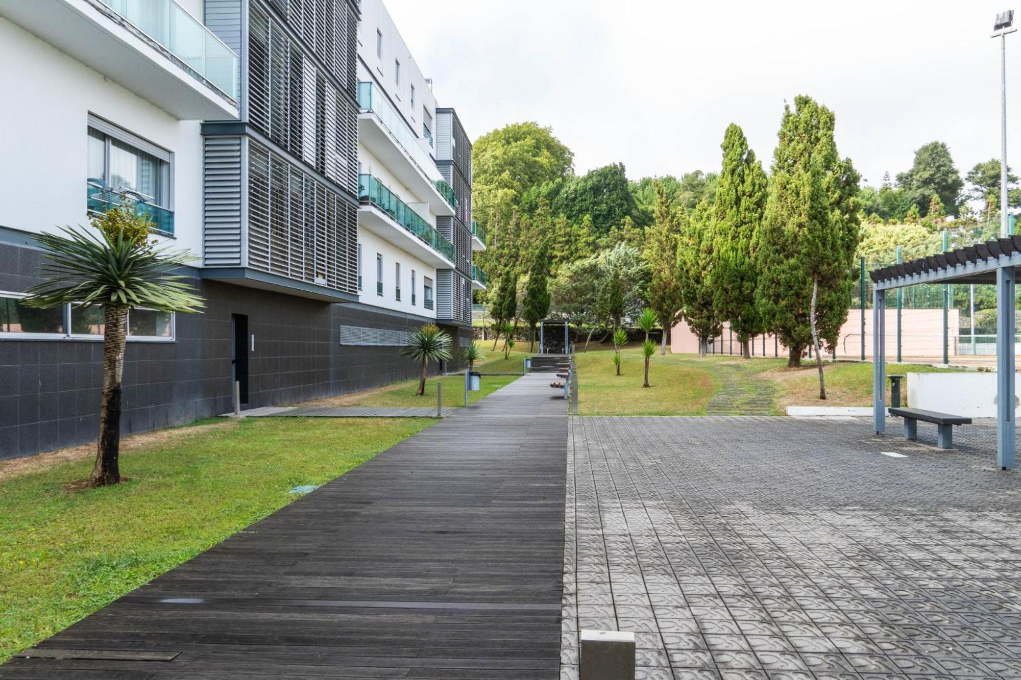 Rooftop Terrace Apartment Pdl 蓬塔德尔加达 外观 照片